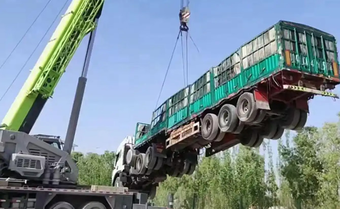 龙安区道路脱困救援案例